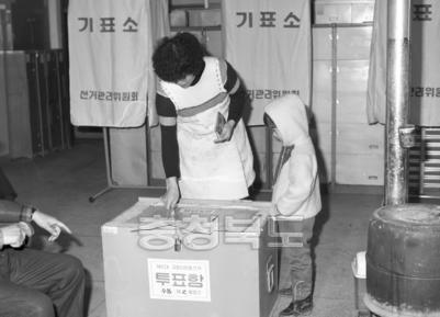 국회의원 선거 투표,개표 의 사진