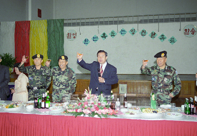 1987 부대장 이임 사진