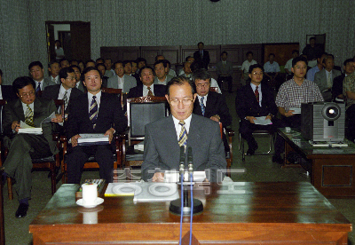 21세기 충북발전 계획 보고회 의 사진
