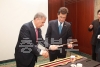 러시아 타타르스탄 공화국 대통령 접견 의 사진