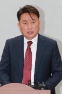 김영환 도지사 당선인 기자회견 의 사진