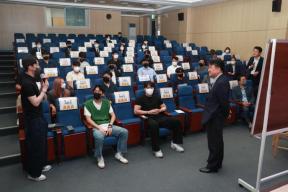 김영환 도지사 당선인 대학생과의 만남 의 사진