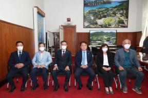충북농업인단체 임원 등 접견 의 사진