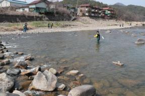 청정충북 한강 맑은 물 만들기 행사 의 사진