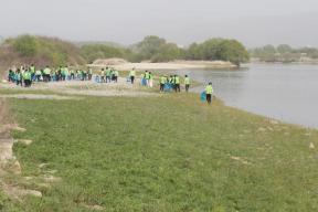 미호강 맑은물 만들기 행사 의 사진