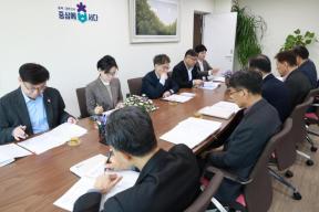 20260408 - 중동사태 대응 관련 수급물량 긴급 점검회의(부지사실, 경제) 의 사진