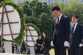 20260604 - 신용한 도지사 당선인 충혼탑 참배(오창 충혼탑, 당선인) 의 사진