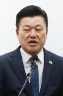 20260604 - 신용한 도지사 당선인 기자회견(브리핑룸, 당선인) 의 사진