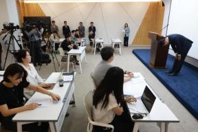 20260604 - 신용한 도지사 당선인 기자회견(브리핑룸, 당선인) 의 사진