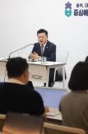 20260611 - 인수위 운영방향 관련 기자간담회(당선인, 브리핑룸) 의 사진