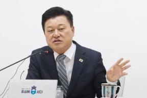 20260611 - 인수위 운영방향 관련 기자간담회(당선인, 브리핑룸) 의 사진