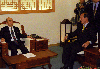 박태준 자민련 총재 방문 의 사진
